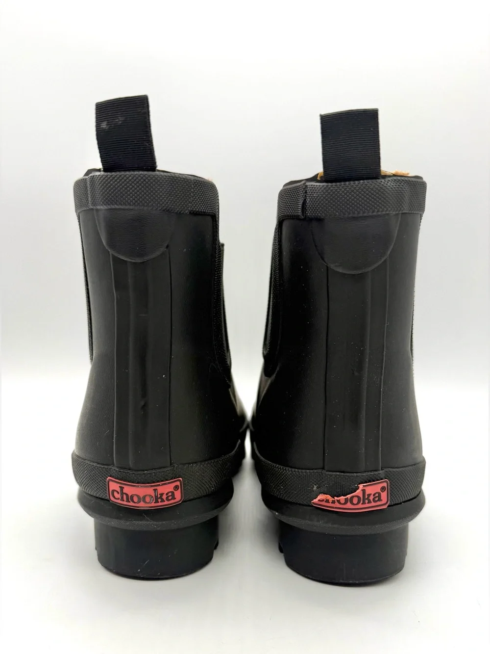chooka Black Women's Chelsea Waterproof Boots with Faux Fur Lining